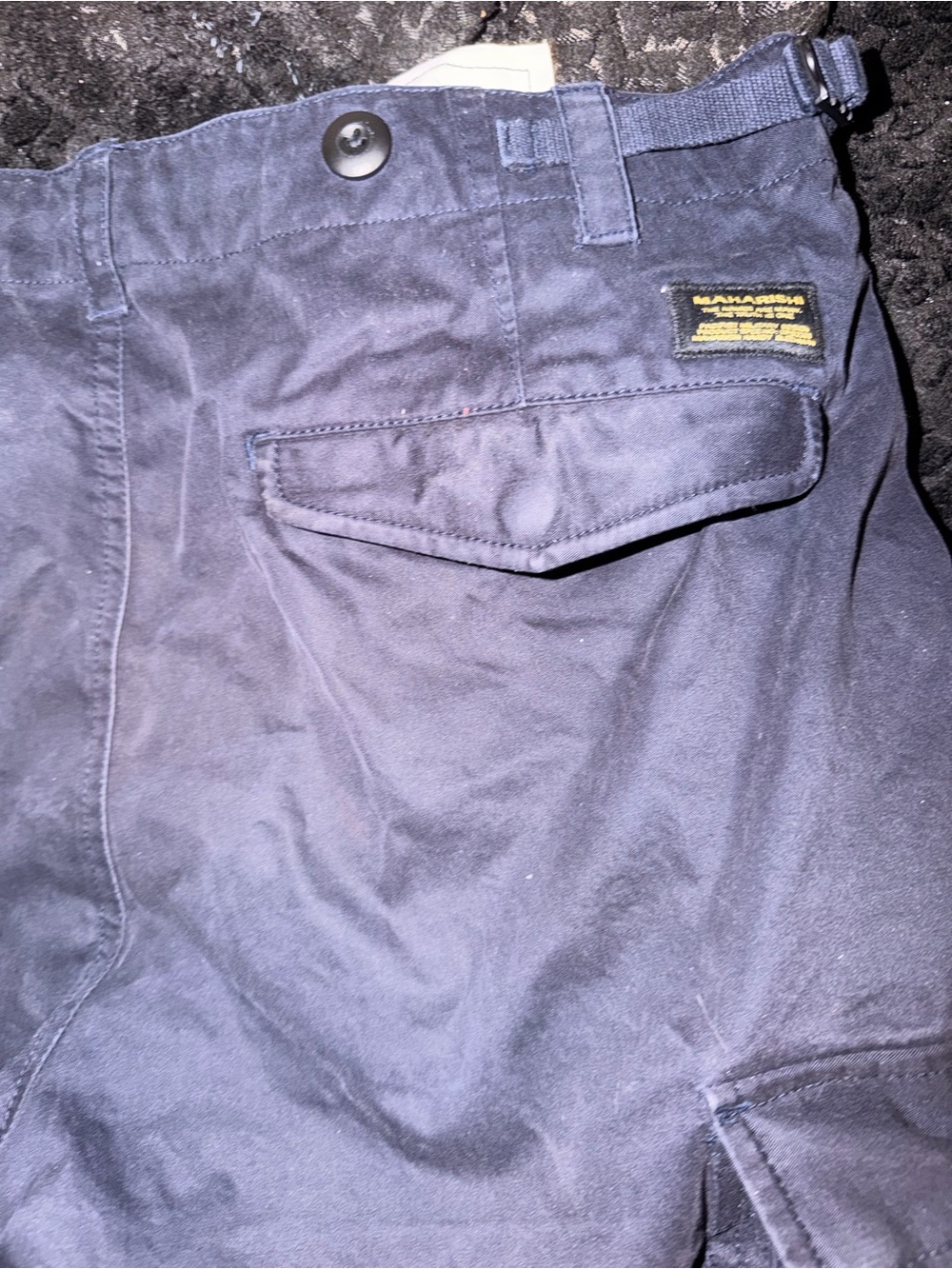 Maharishi OG 107 Crew Cargo Pants Military Utility Tactical Cotton Medium Black - Picture 6 of 8